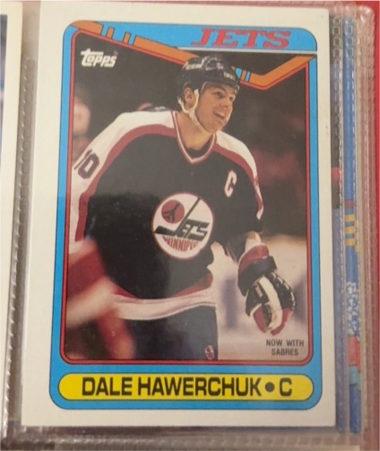 1990-91 Topps #141 Dale Hawerchuk — front