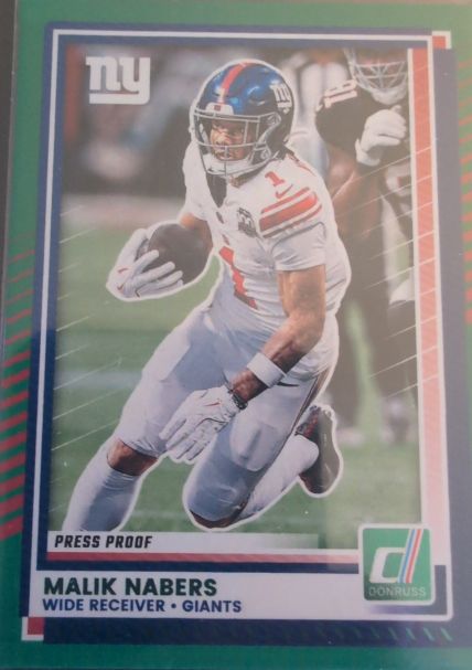2025 Donruss #273 Malik Nabers — front