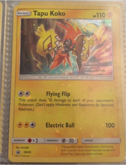 2017 Pokemon SM Promos #SM30 Tapu Koko — front