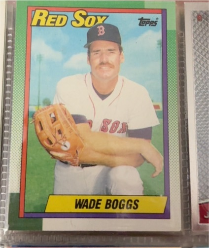 1990 Topps #760 Wade Boggs — front