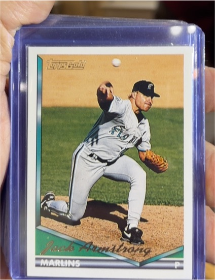 1993 Topps Gold #34 Jack Armstrong — front
