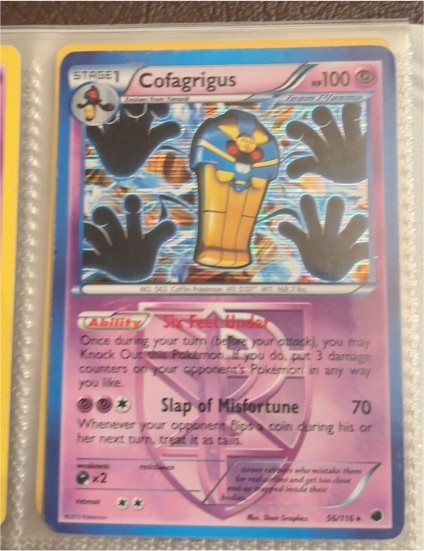 2013 Pokémon Black & White Plasma Freeze #56 Cofagrigus — front