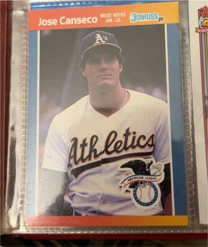 1989 Donruss All-Stars #30 Jose Canseco — front