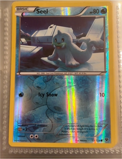 2016 Pokémon XY Fates Collide #15 Seel — front