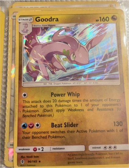 2017 Pokemon Guardians Rising #96 Goodra — front