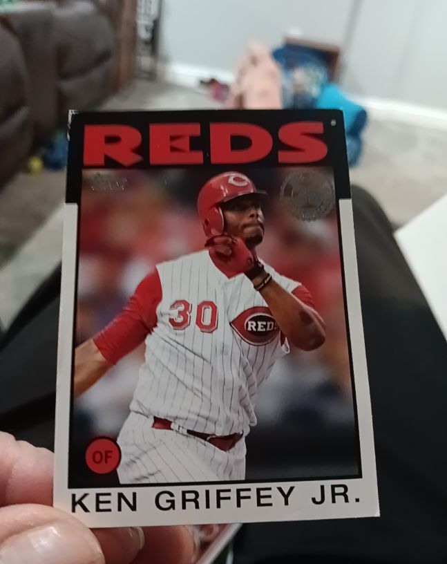 2021 Topps Update #86B-14 Ken Griffey Jr. Reds — front