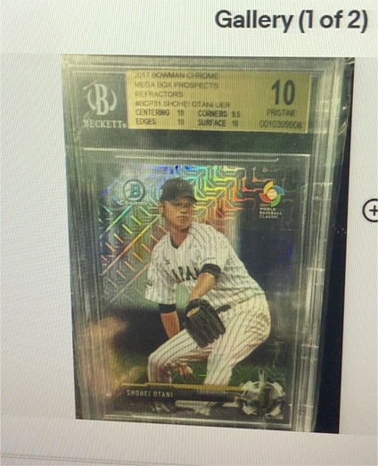 2017 Bowman Chrome #BCP31 Shohei Ohtani — front