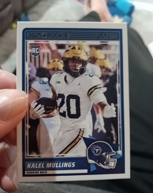 2025 Panini Score #62 Kalel Mullings — front