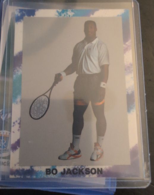 1990 Bo Knows (Purple Teal & White Border) (unlicensed) #NNO Bo Jackson — front