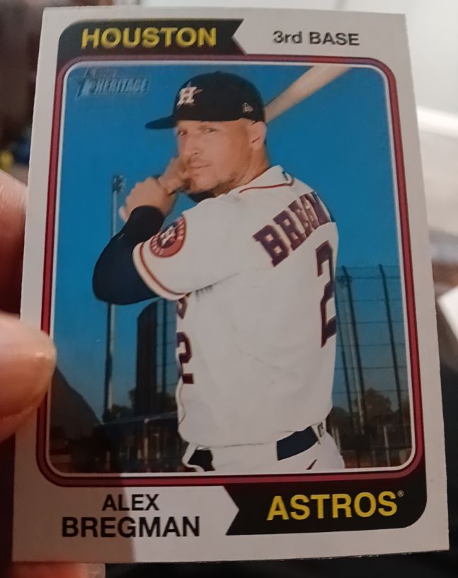 2023 Topps Heritage #370 Alex Bregman — front