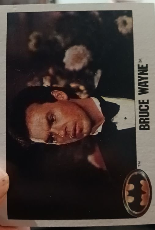 1989 Topps Batman #3 Bruce Wayne — front