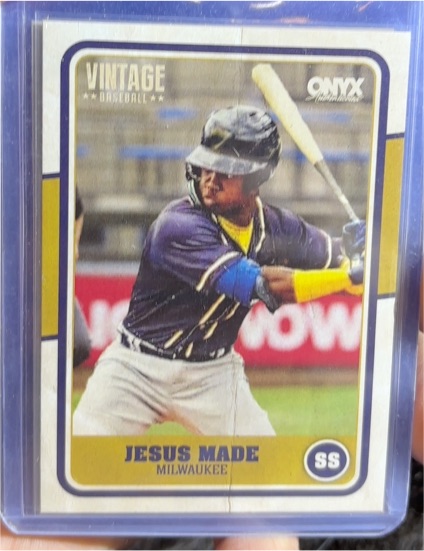 2025 Onyx Vintage #OVJEMA Jesus Made — front