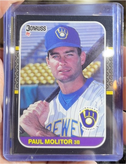 1987 Donruss #117 Paul Molitor — front