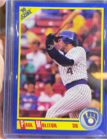 1990 Score #460 Paul Molitor — front