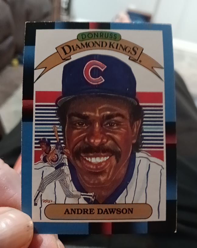 1988 Donruss Diamond Kings #9 Andre Dawson — front