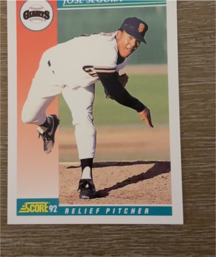 1992 Score #278 Jose Segura — front