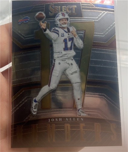 2022 Panini Select Select Numbers #SN-2 Josh Allen — front