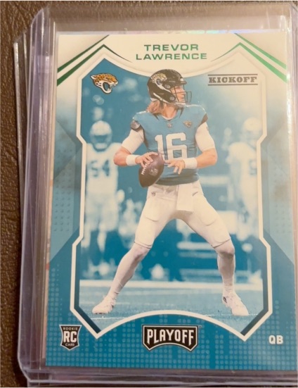 2021 Panini Playoff Kickoff #201 Trevor Lawrence — front