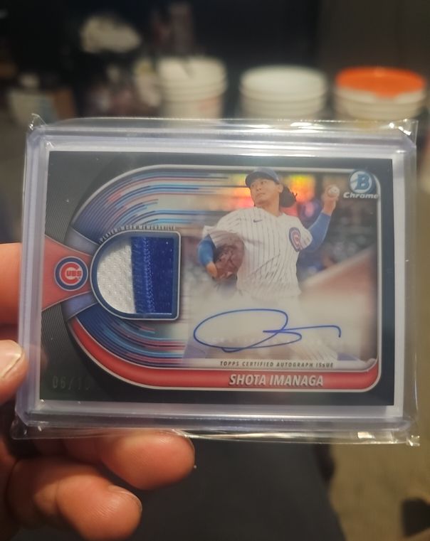 2025 Bowman Chrome #BCAR-SI Shota Imanaga — front