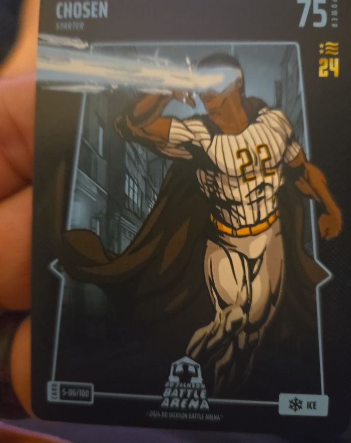 2024 Bo Jackson Battle Arena S-06/100 Chosen Starter #22 — front