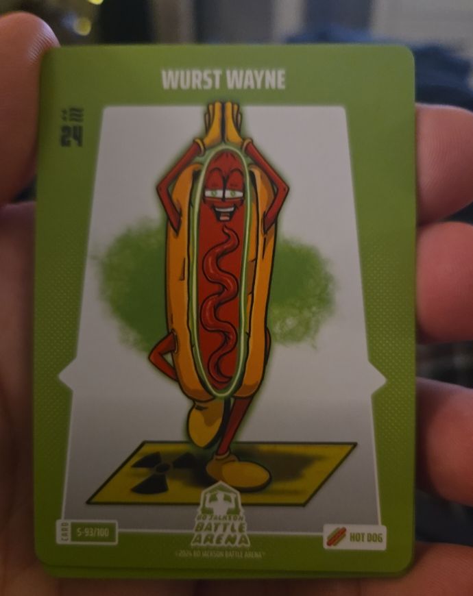 2024 Bo Jackson Battle Arena #S-93/100 Wurst Wayne — front