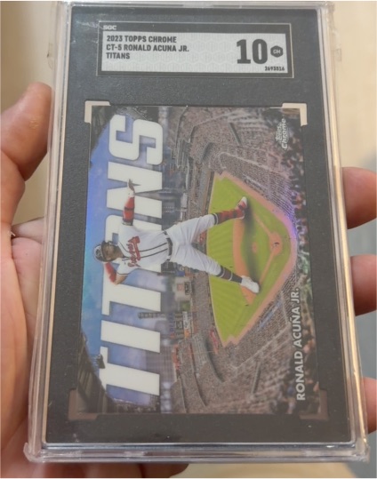 2023 Topps Chrome #CT-5 Ronald Acuna Jr. — front