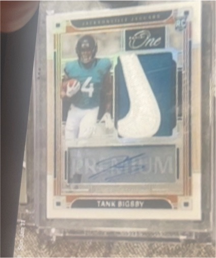 2023 Panini One #138 Tank Bigsby — front