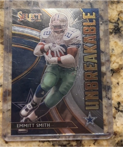 2020 Panini Select #U3 Emmitt Smith Unbreakable — front