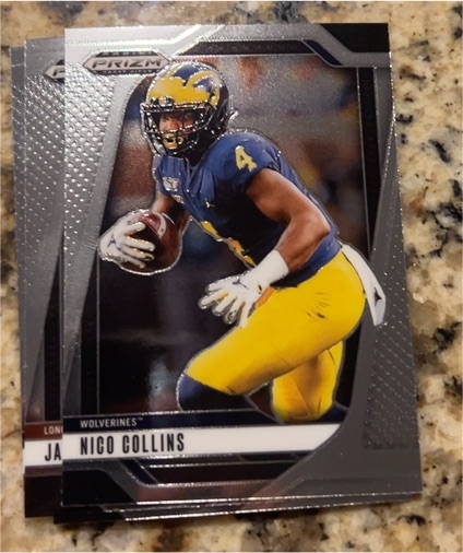 2025 Panini Prizm Draft Picks #182 Nico Collins — front