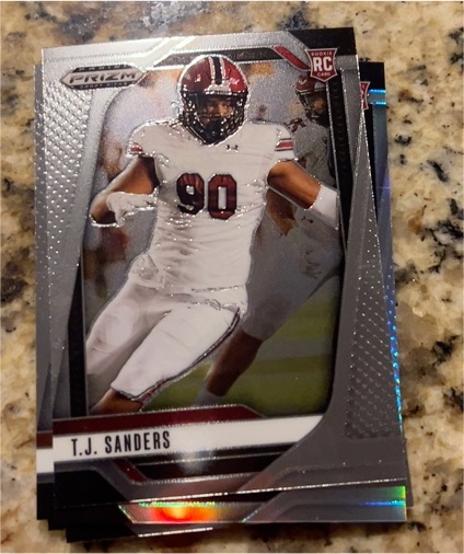 2024 Panini Prizm Draft Picks #112 T.J. Sanders — front