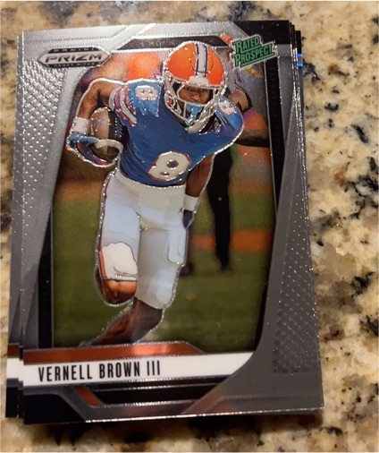 2025 Panini Prizm Draft Picks #154 Vernell Brown III — front