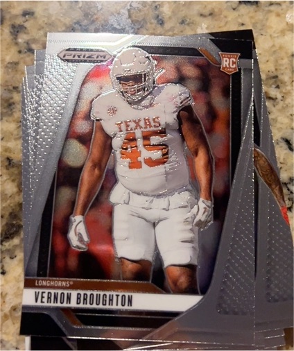 2025 Panini Prizm Draft Picks #125 Vernon Broughton — front