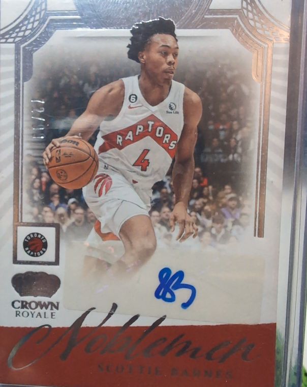 2023 Panini Crown Royale Noblemen #NMSCT Scottie Barnes — front