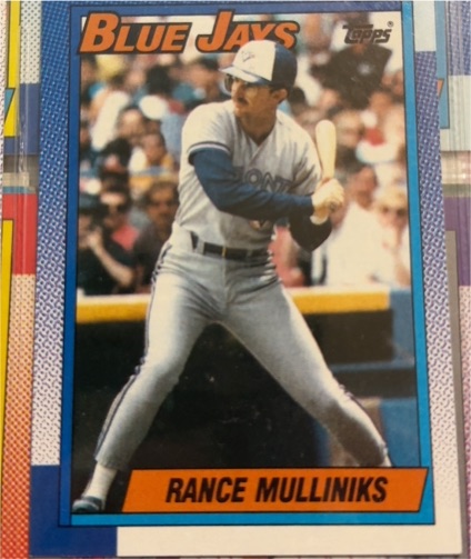 1990 Topps #466 Rance Mulliniks — front