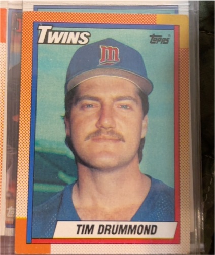 1990 Topps #713 Tim Drummond — front