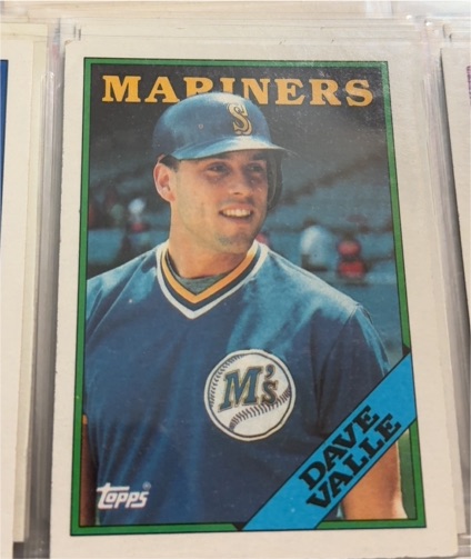 1988 Topps #583 Dave Valle — front