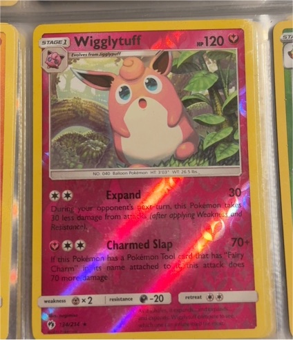 2018 Pokemon Sun & Moon Lost Thunder #134 Wigglytuff — front