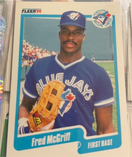 1990 Fleer #89 Fred McGriff — front