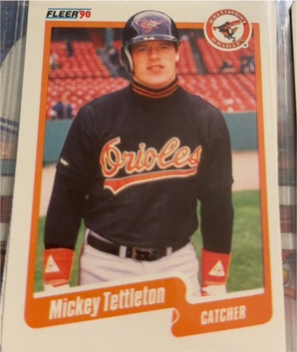 1990 Fleer #190 Mickey Tettleton — front
