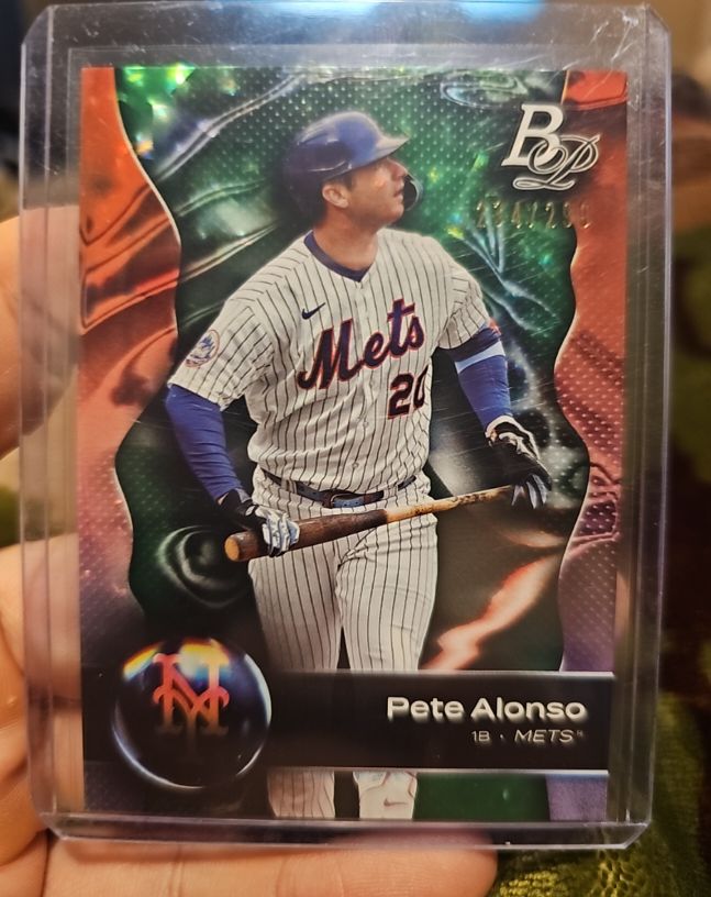 2023 Bowman Platinum #81 Pete Alonso — front