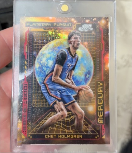 2023 Topps Cosmic Chrome #PPM-8 Chet Holmgren Planetary Pursuit Mercury — front