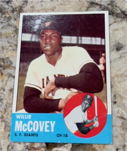 1963 Topps #490 Willie McCovey — front