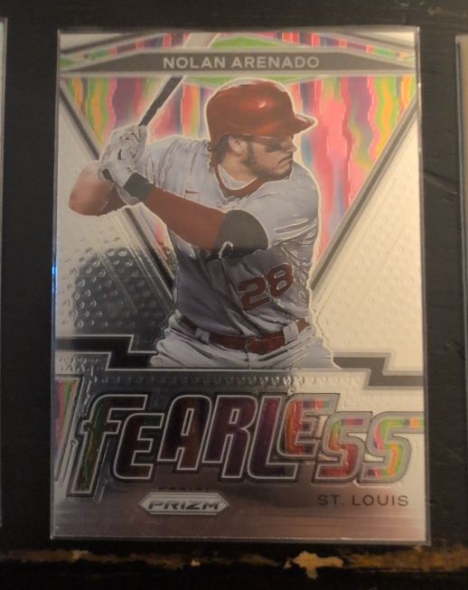 2021 Panini Prizm #FR-16 Nolan Arenado Fearless — front