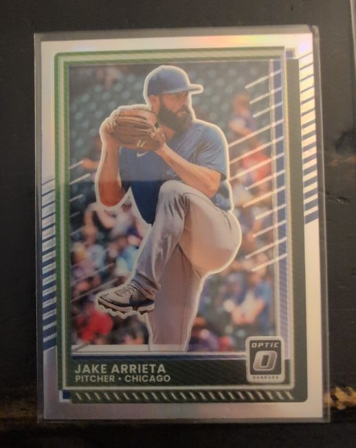 2025 Panini Donruss Optic #11 Jake Arrieta Chicago Cubs — front