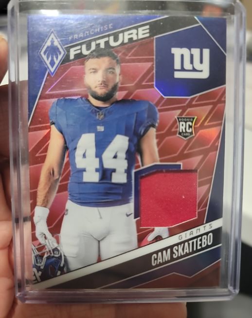2025 Panini Phoenix Franchise Future #FFM-CSO Cam Skattebo — front
