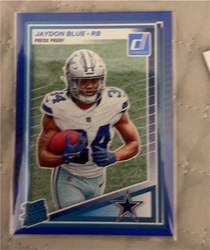 2025 Panini Donruss #308 Jaydon Blue — front