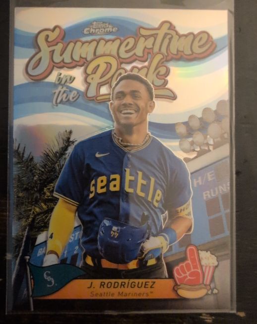 2024 Topps Chrome #SITP-7 Julio Rodríguez Summertime in the Park — front