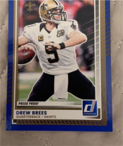 2025 Donruss #285 Drew Brees Press Proof — front