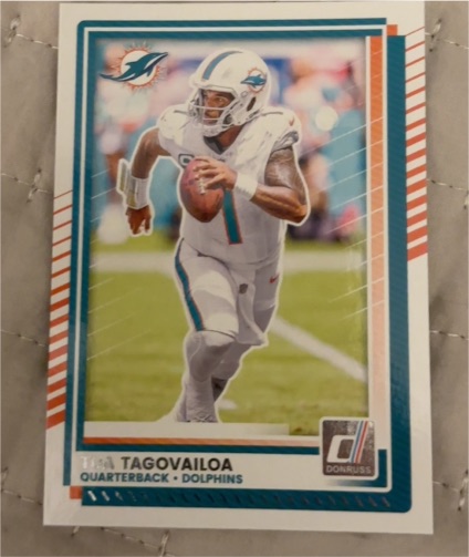 2025 Donruss #47 Tua Tagovailoa — front