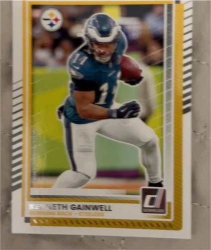 2025 Donruss #128 Kenneth Gainwell Pittsburgh Steelers — front